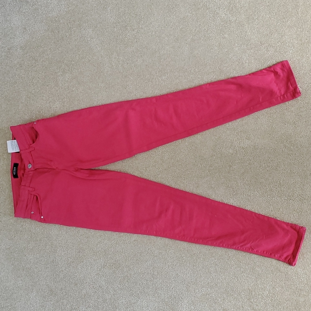 Hot Pink Guess Crop Pants